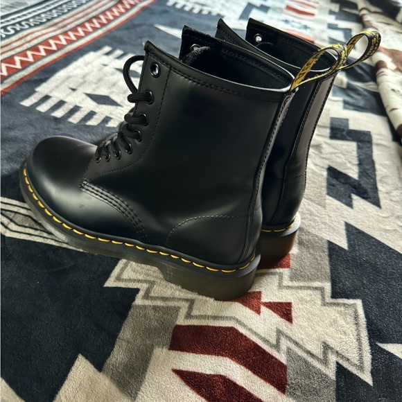 NWOT Dr. Martens 1460 Boots: Black Smooth Leather - Picture 6 of 9